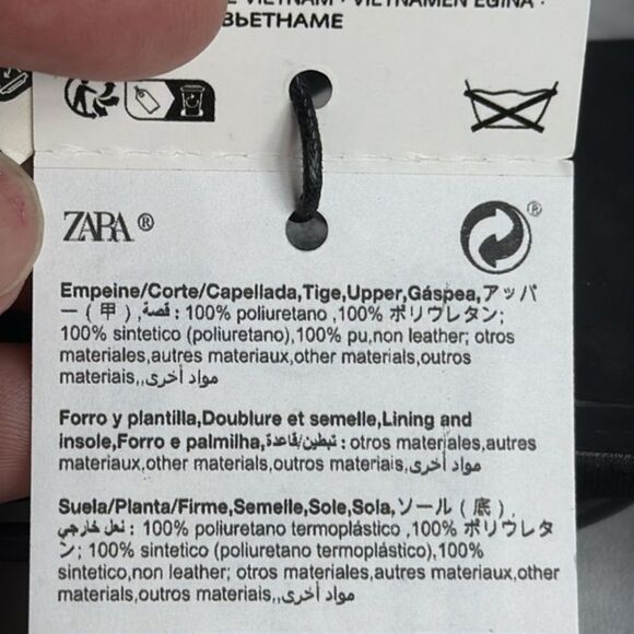 (Z) Zara, flat pointed toe shoes, ankle straps, sizes US/EU 37/6.5, 36/6 - Picture 11 of 14